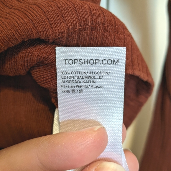 Topshop long sleeve crop top - Picture 4 of 6